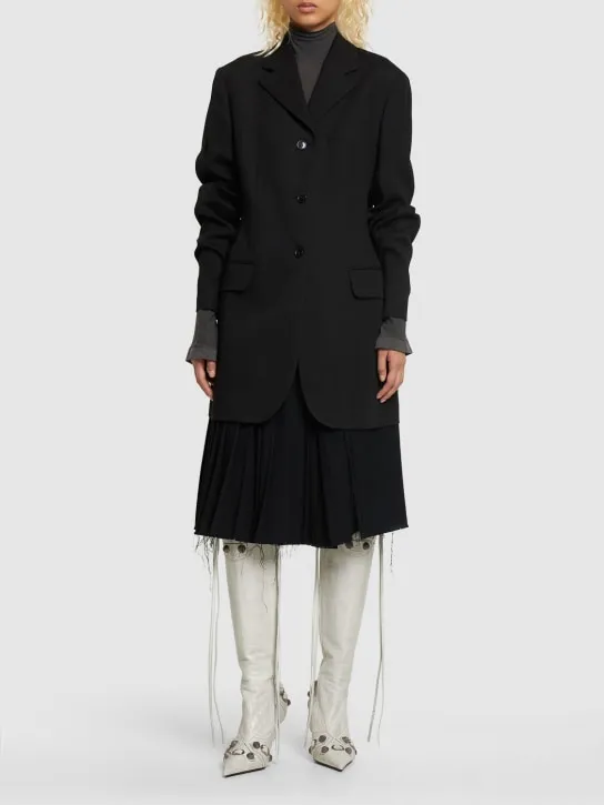 Acne Studios   Jolcie crepe long jacket 