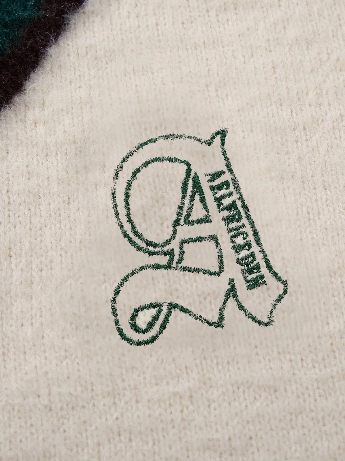Aelfric Eden Stripe Tie Polo Sweater