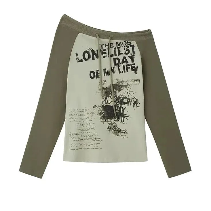 Alternative Grunge Hoodie für Damen Vintage & Lässige Pullover