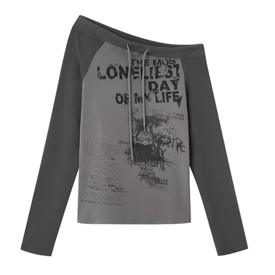 Alternative Grunge Hoodie für Damen Vintage & Lässige Pullover