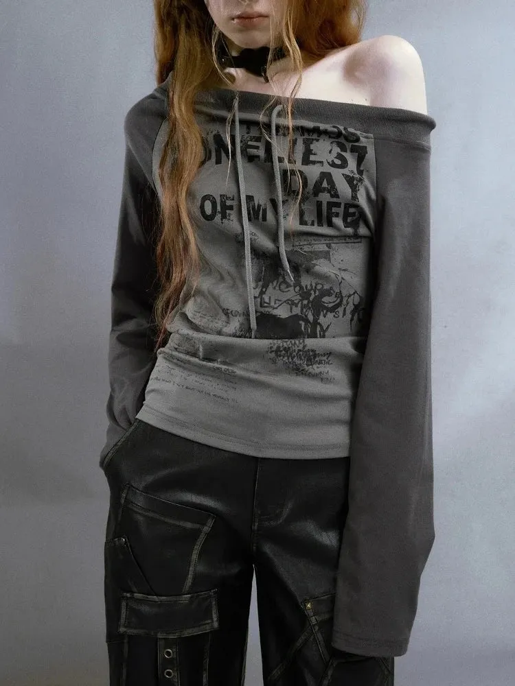 Alternative Grunge Hoodie für Damen Vintage & Lässige Pullover