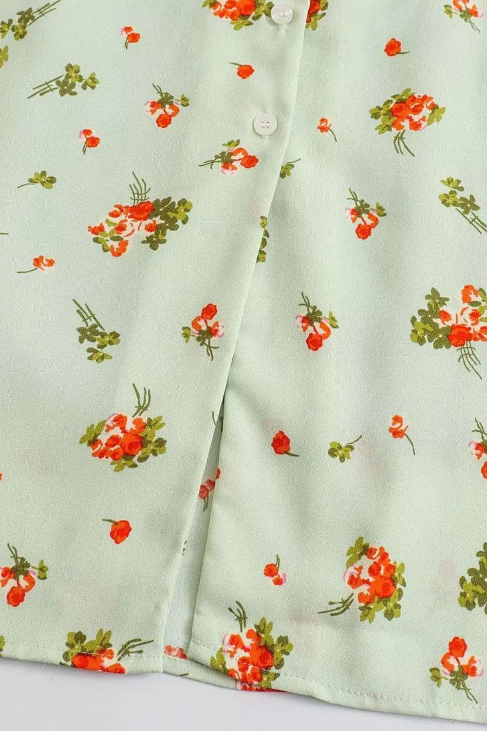'Aria' Floral Print Blazer Collar Short Sleeve Sheath Dress