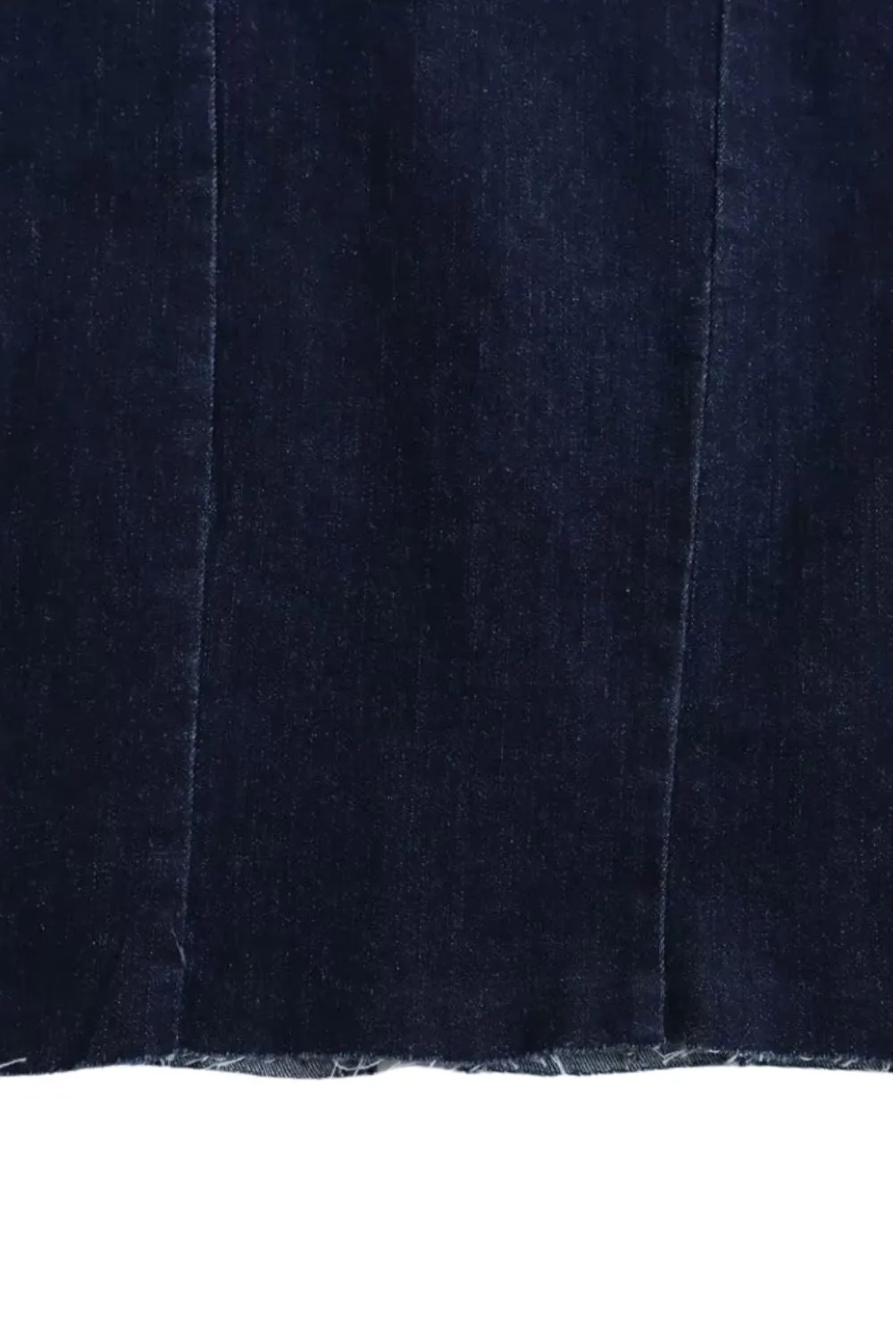 'Aurora'  Denim Spaghetti Straps Midi Dress