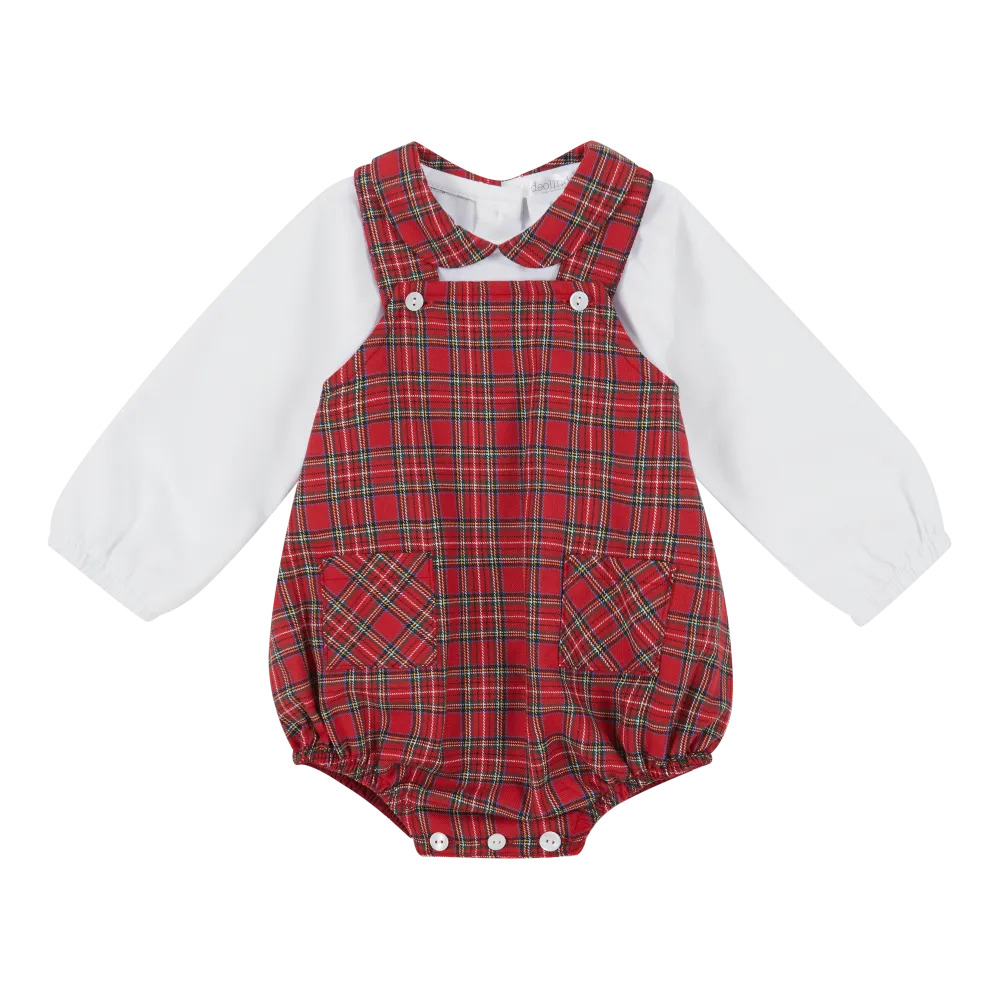 AW Deolinda Hope Tartan Romper