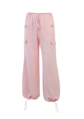 Baggy Retro Drawstring Cargo Pants