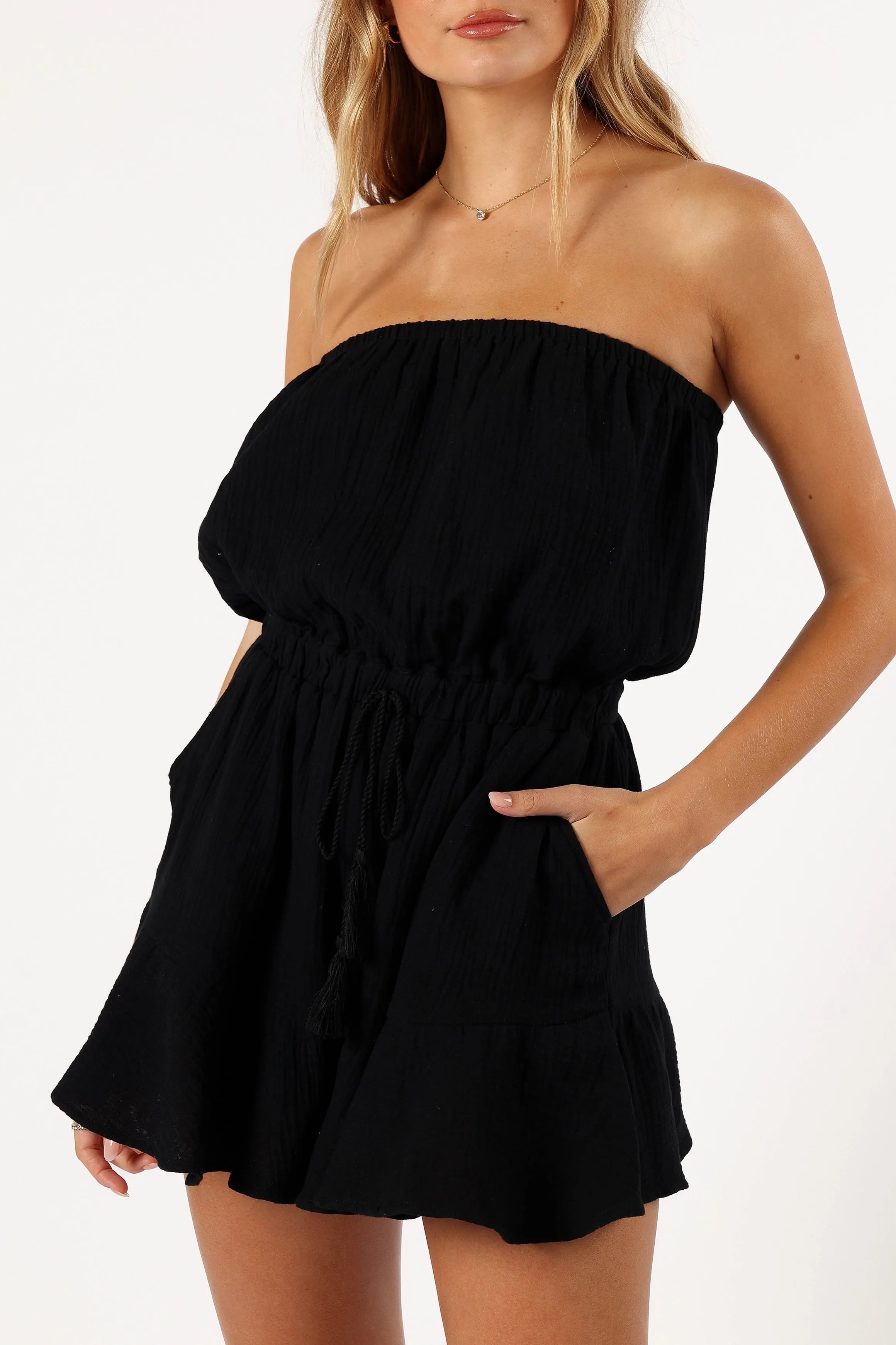 Beachside Playsuit - Black