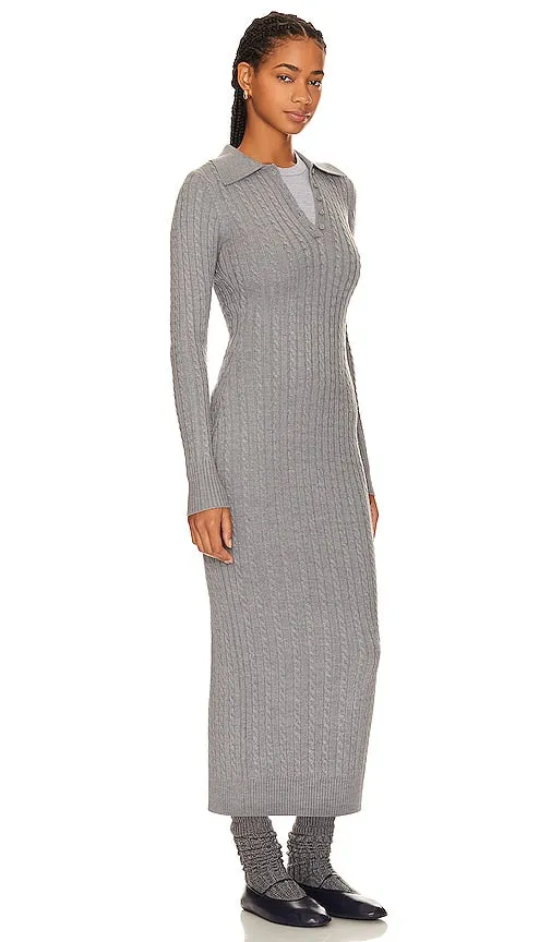 BEVERLY HILLS x REVOLVE Midi Cable Dress in Grey