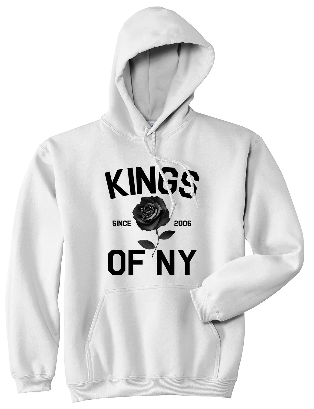 Black Rose Since 2006 Mens Pullover Hoodie
