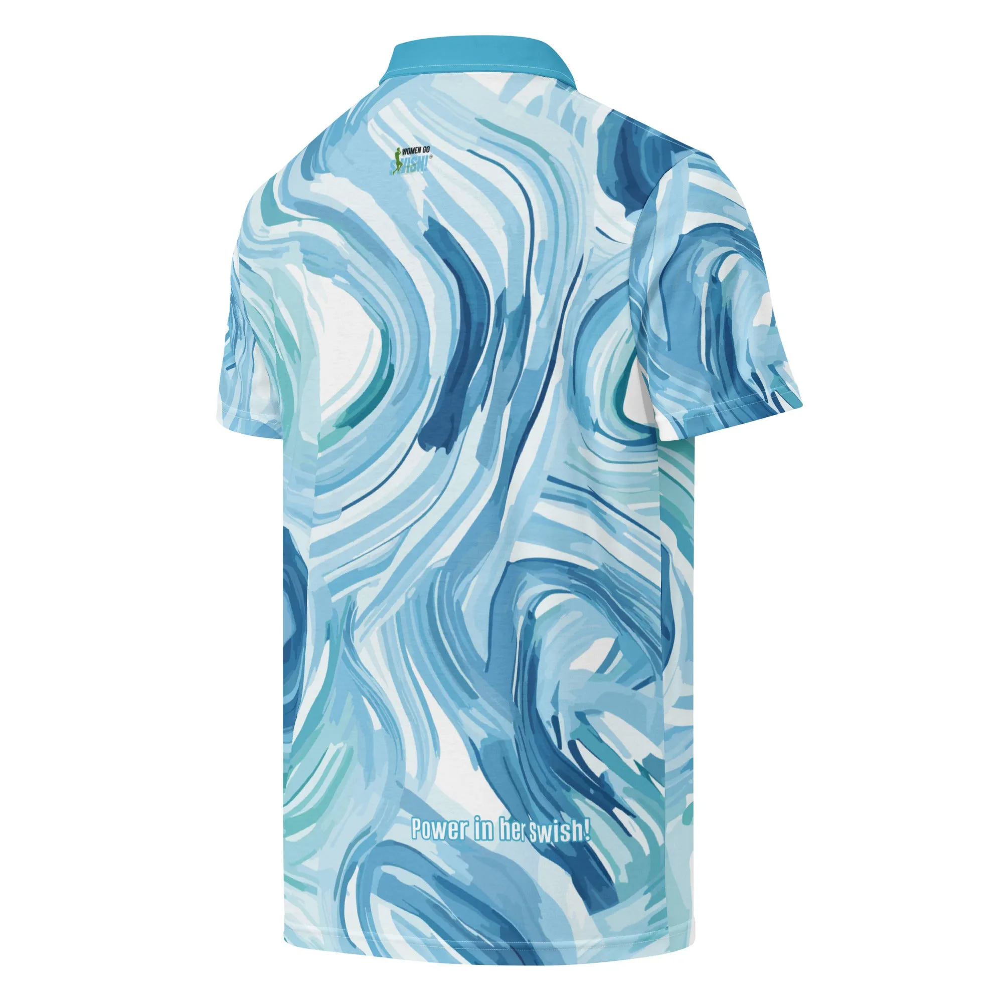 Blue Whirlwind Golf polo