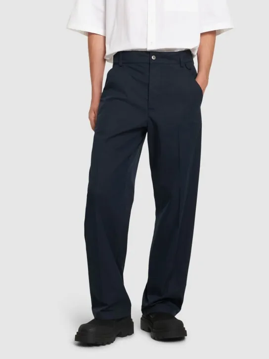 Bottega Veneta   Light cotton twill cargo pants 