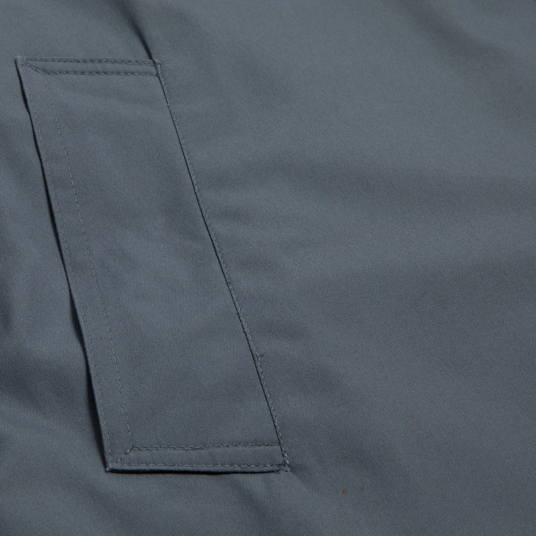 Canvas Weave Corduroy Trim Trench Coat