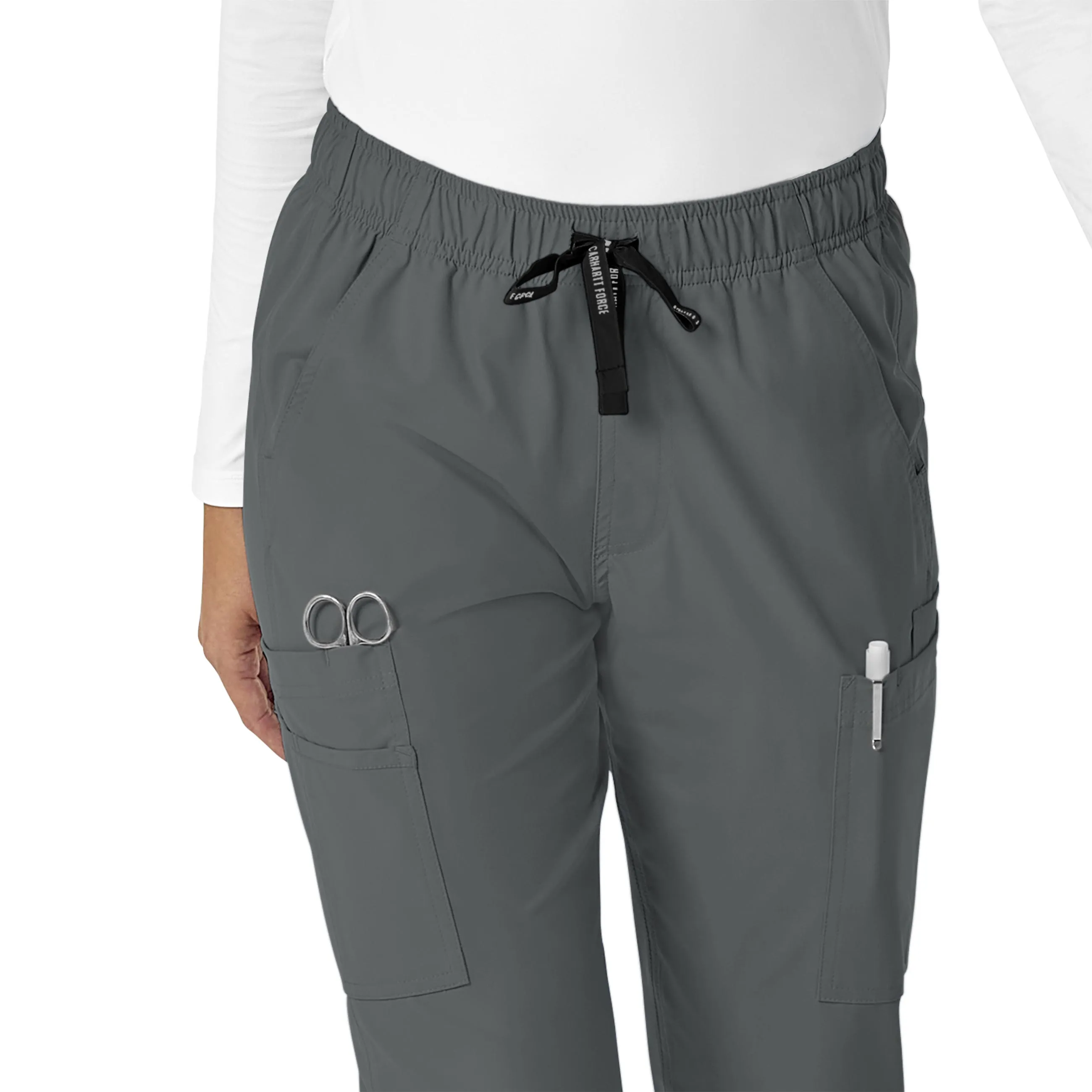 Carhartt Force Essentials Women's Straight Leg Scrub Pant - Pewter