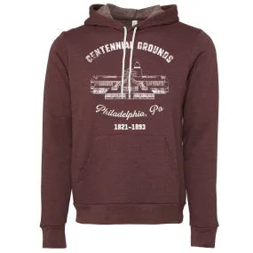 Centennial Grounds Pullover Hoodie | Centennial Grounds Heather Maroon Pullover Hoodie