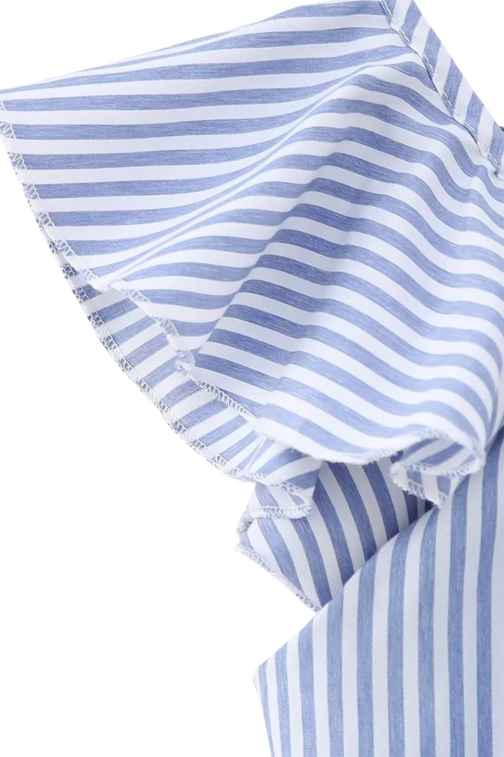 'Chloe' Striped Short Top & Cake Skirt Midi Dress Set