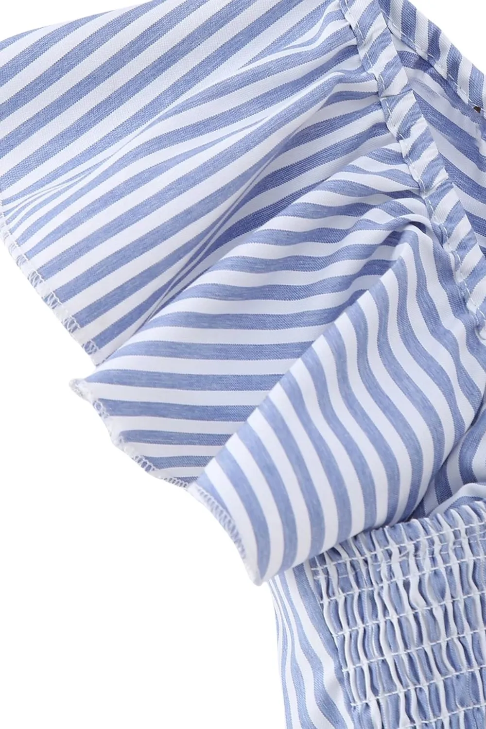 'Chloe' Striped Short Top & Cake Skirt Midi Dress Set