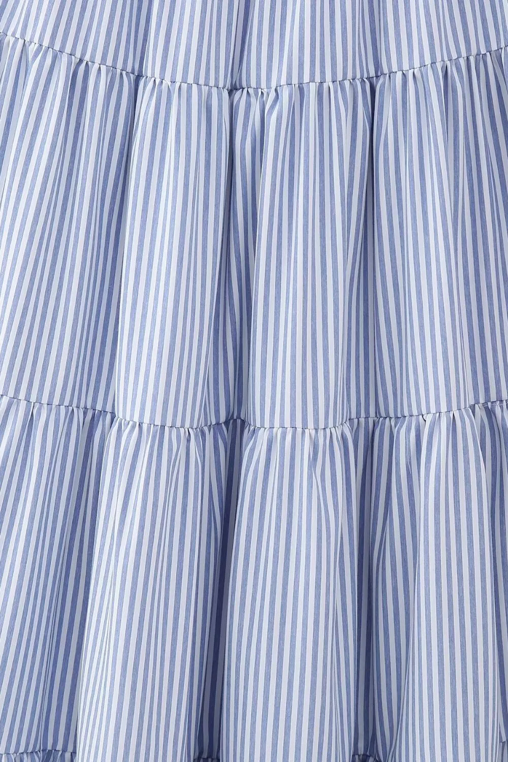 'Chloe' Striped Short Top & Cake Skirt Midi Dress Set