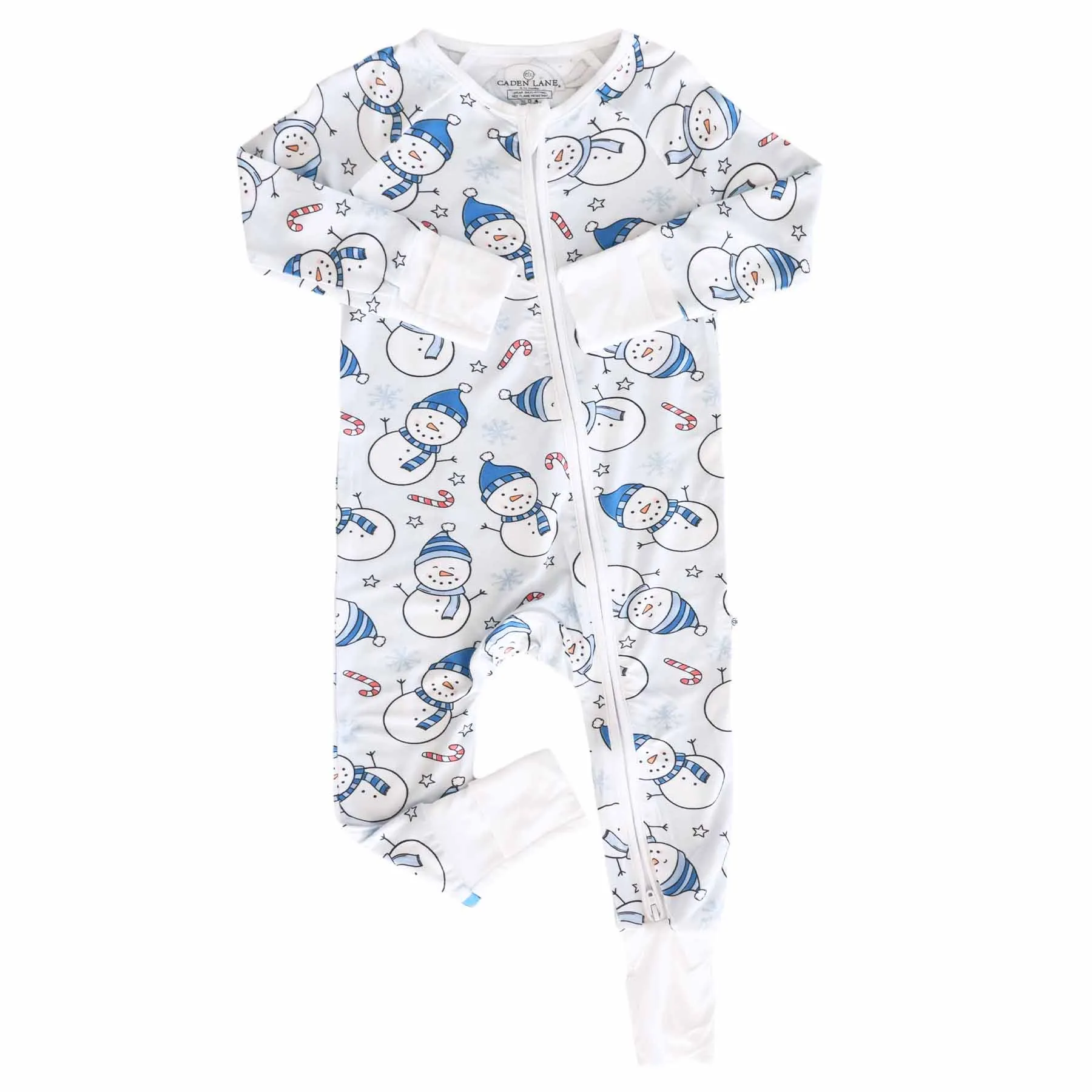 Christmas Convertible Zip Rompers*