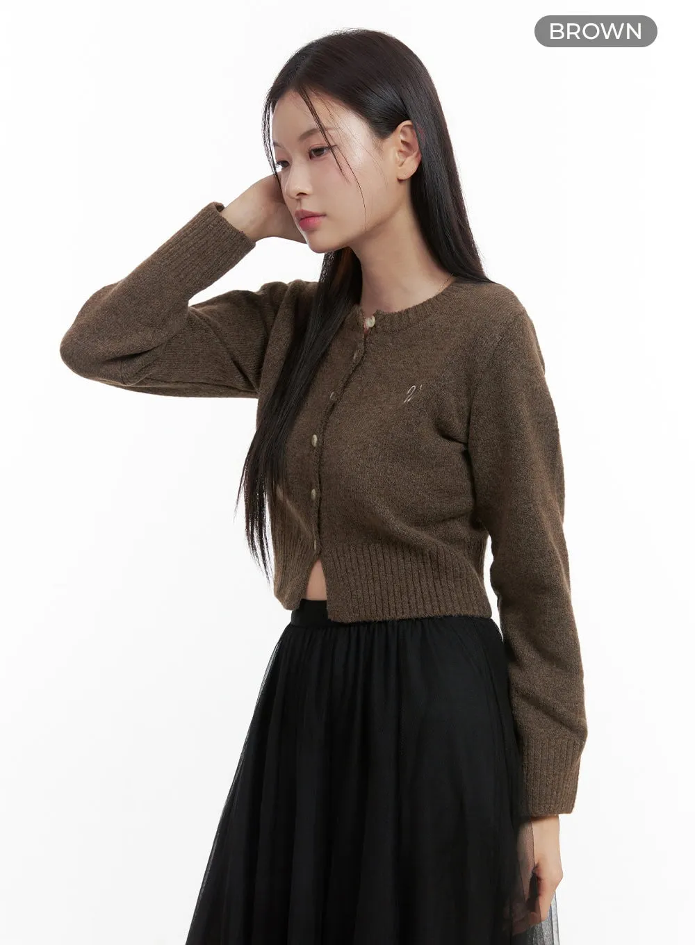 Classic Charm Buttoned Cardigan OO416
