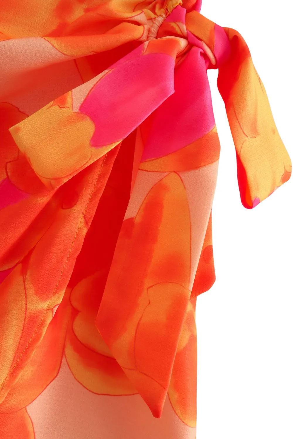 'Darya' Printed Crop Top & Tie-waist Midi Skirt Set (5 Colors)