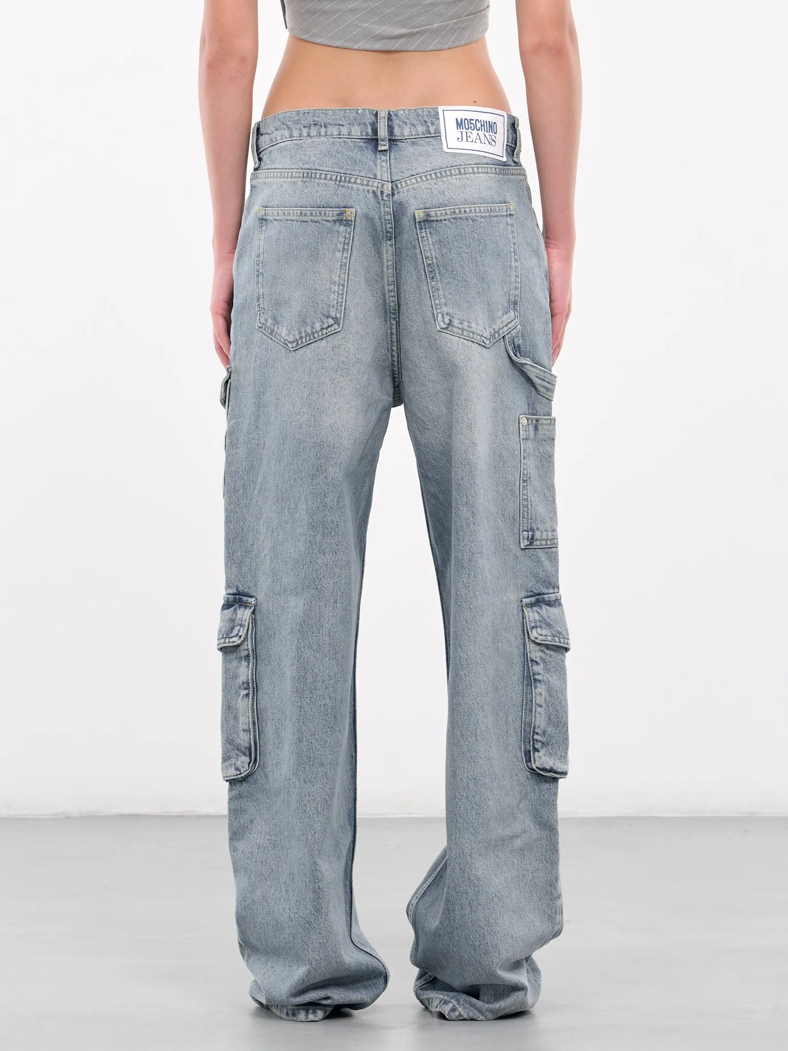 Denim Cargo Jeans (J0331-8720-LT-BLUE)