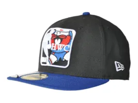 Denver Nuggets New Era Black 59Fifty Hardwood Classics Fitted Hat Cap (7 1/2)