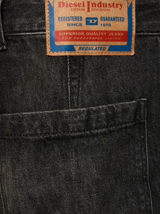 Diesel   D-Fish cotton &amp; hemp denim cargo pants 