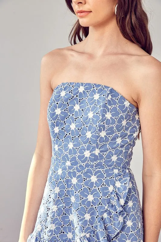 Do   Be Collection Junior Eyelet Ruffle Romper