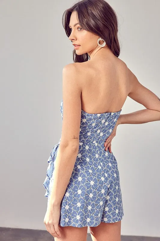 Do   Be Collection Junior Eyelet Ruffle Romper