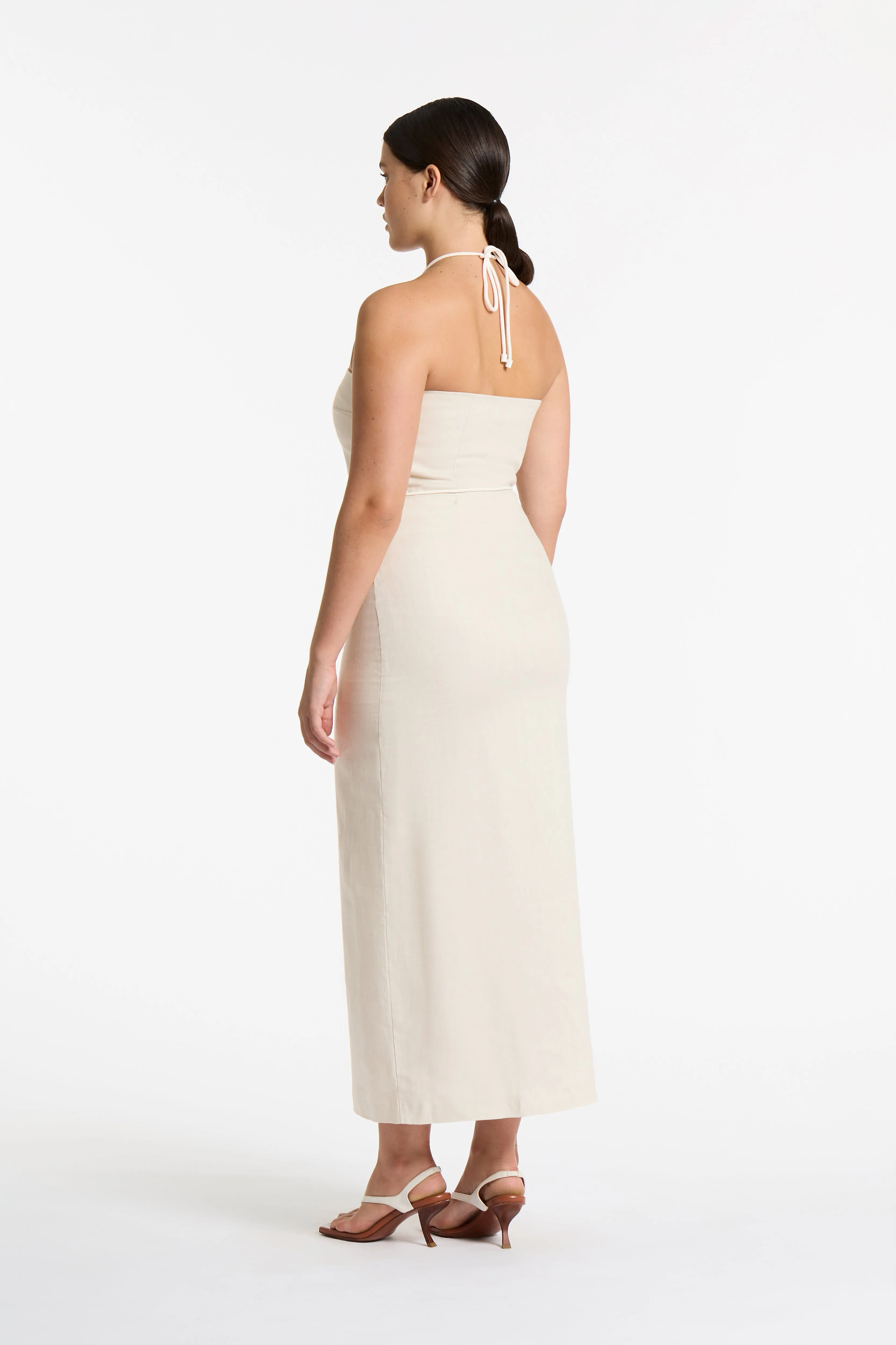 D'Orsay Corded Midi Skirt