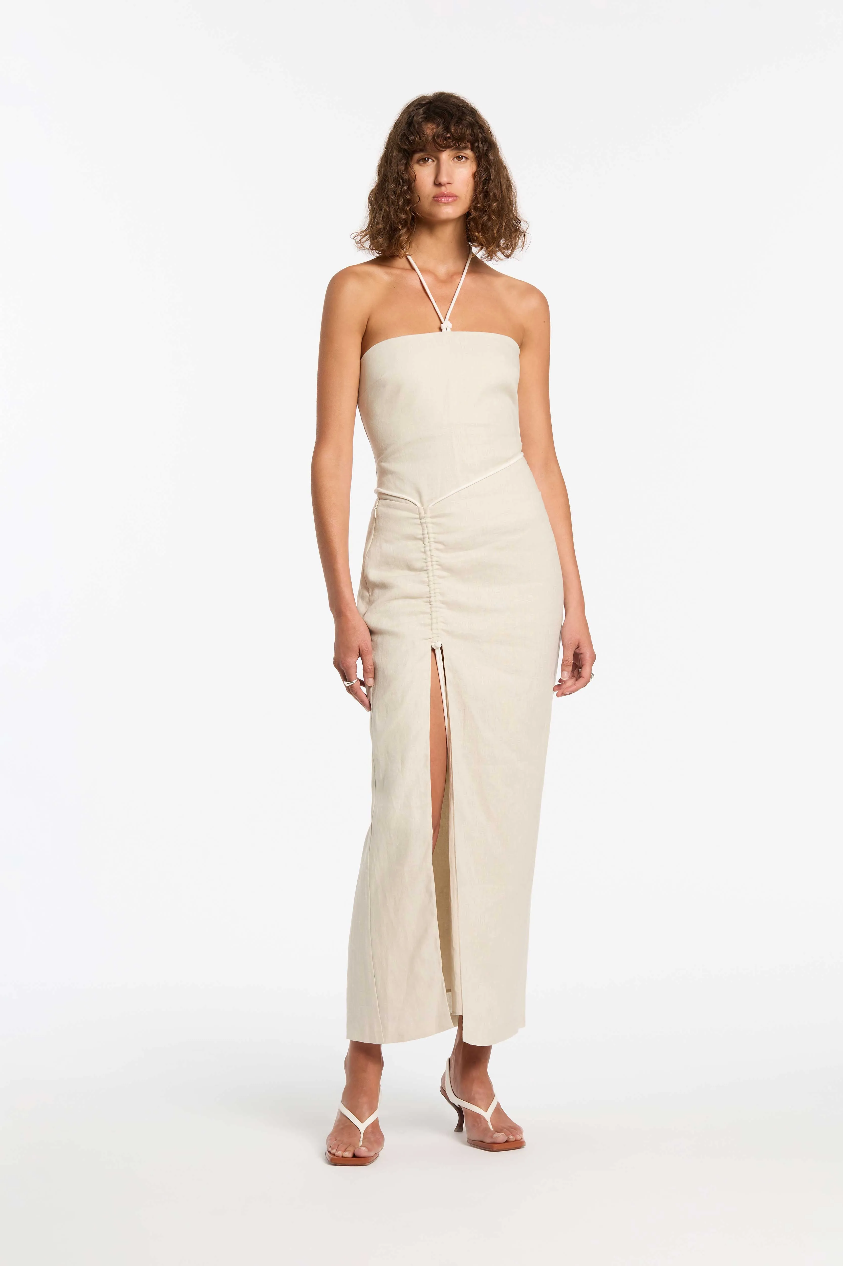 D'Orsay Corded Midi Skirt
