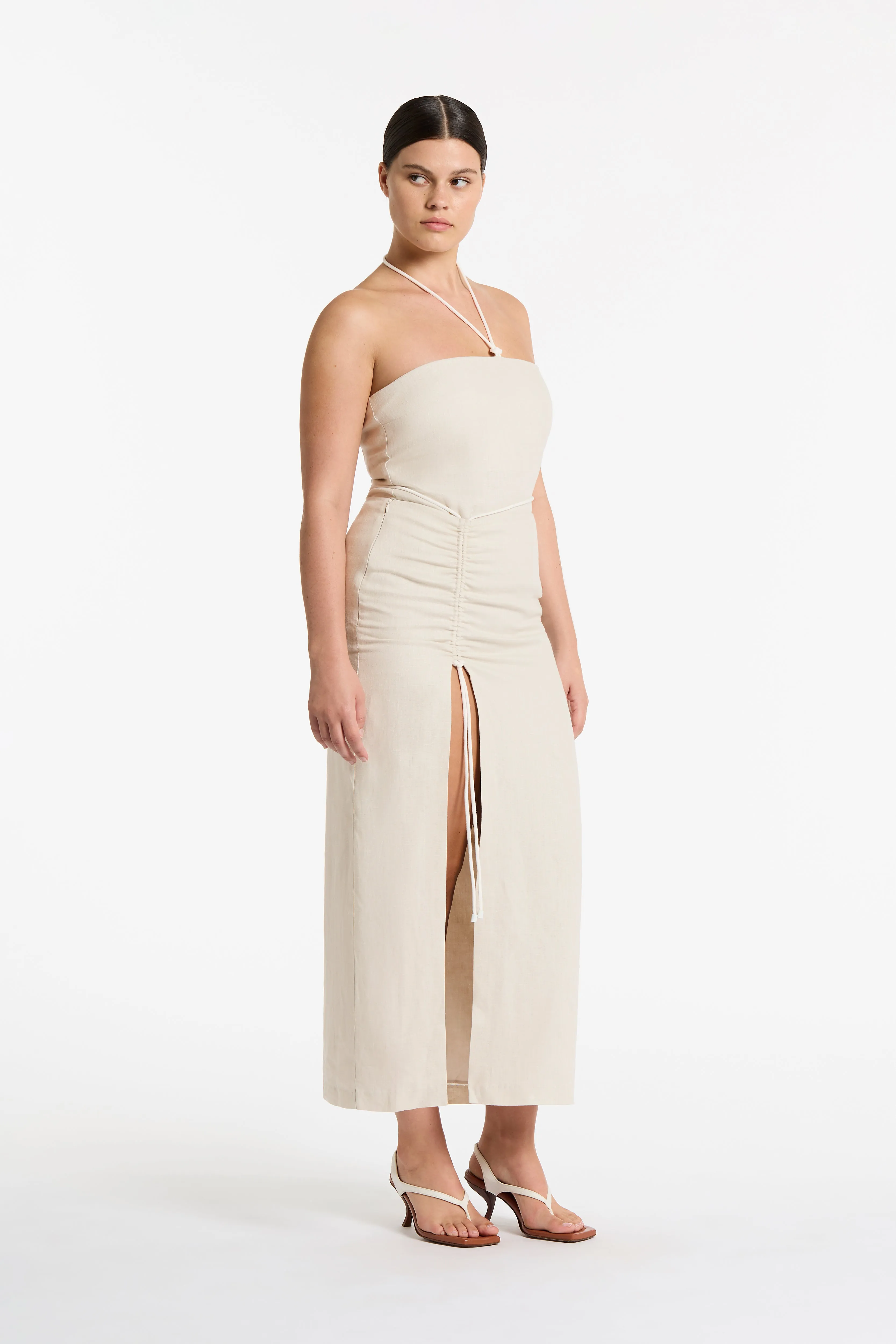 D'Orsay Corded Midi Skirt