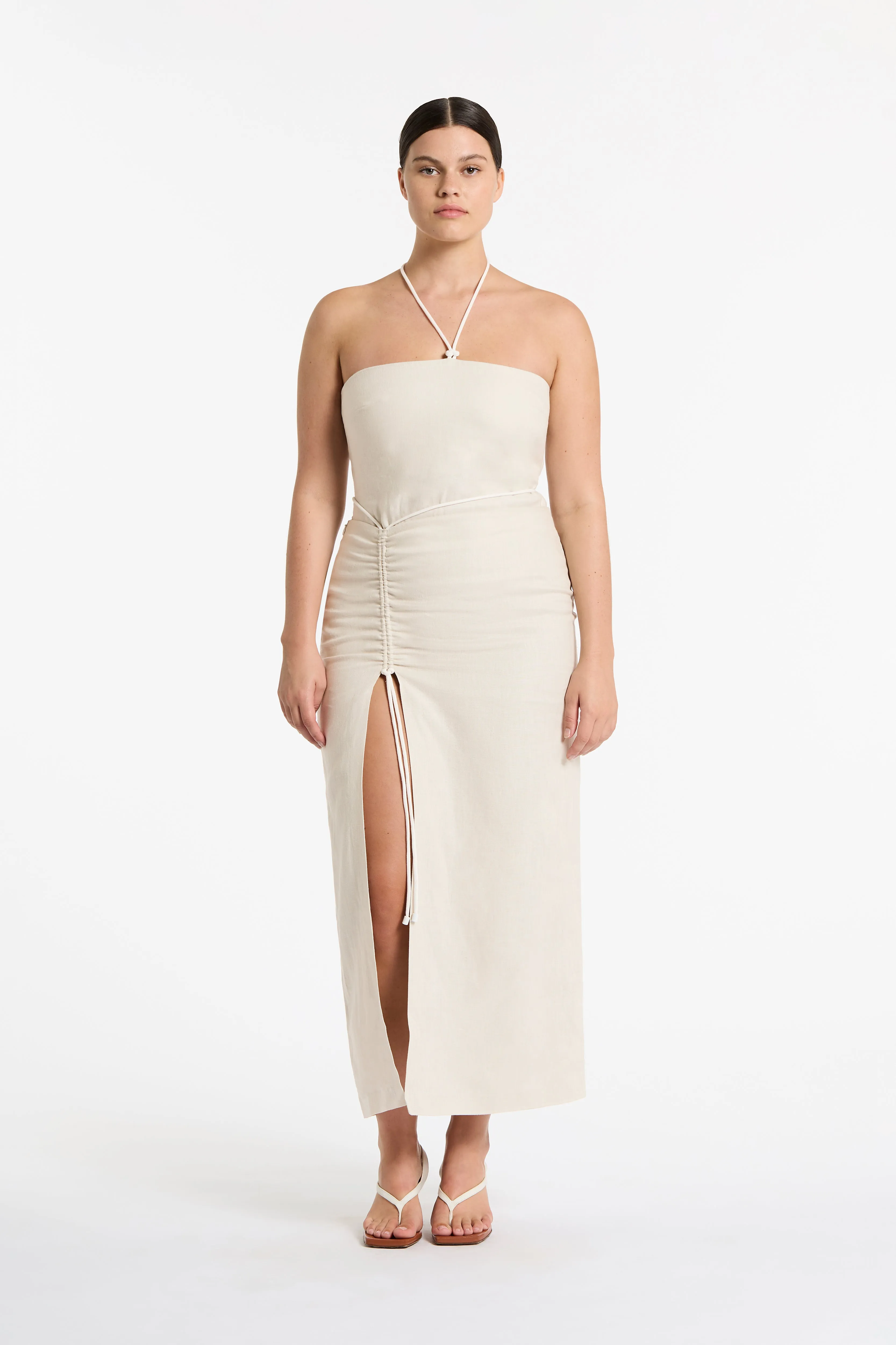 D'Orsay Corded Midi Skirt