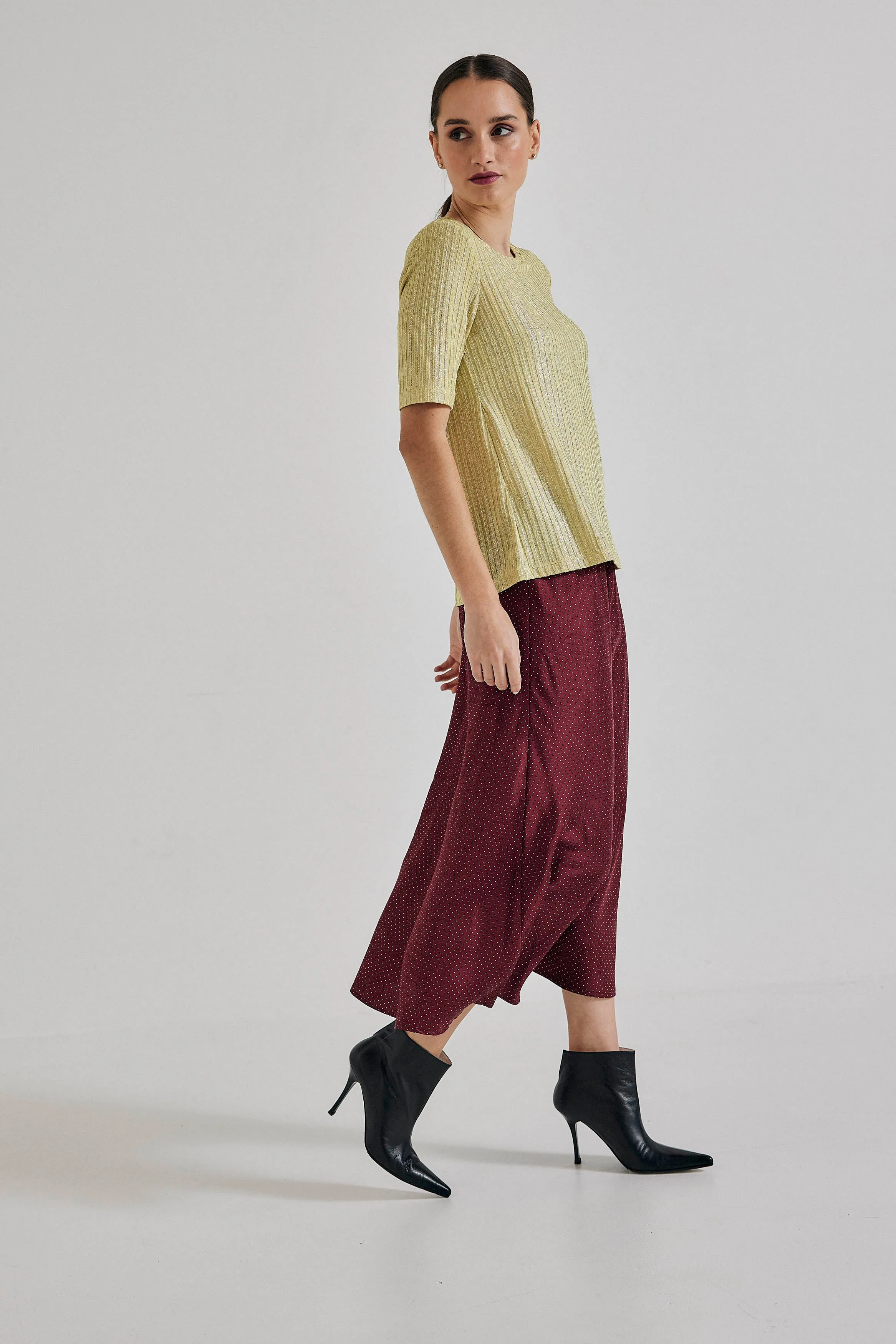 Duchess Skirt in Men’s Necktie Silk