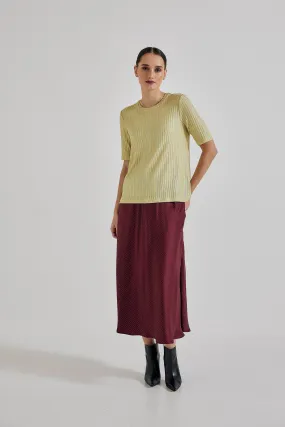 Duchess Skirt in Men’s Necktie Silk