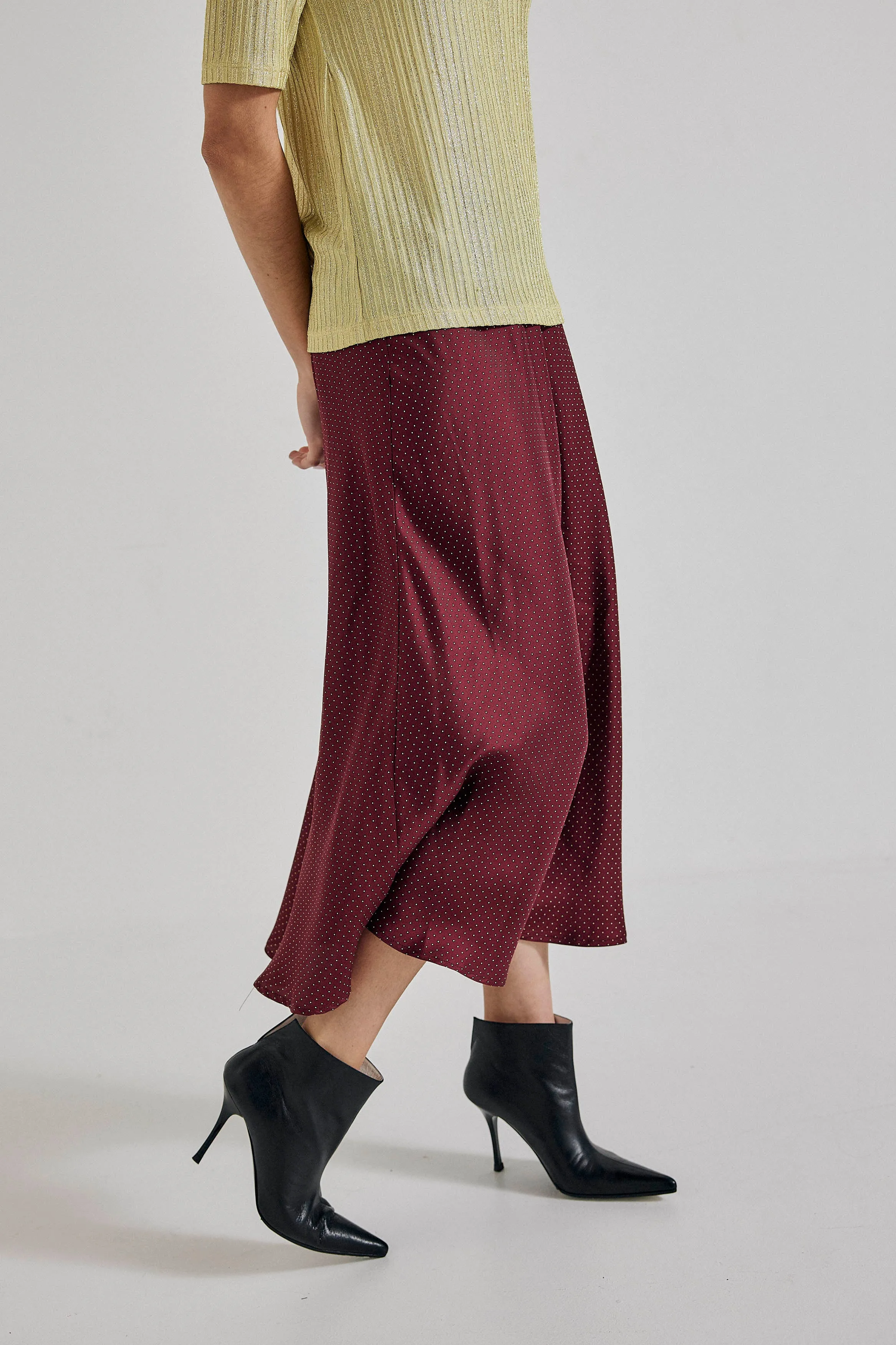 Duchess Skirt in Men’s Necktie Silk