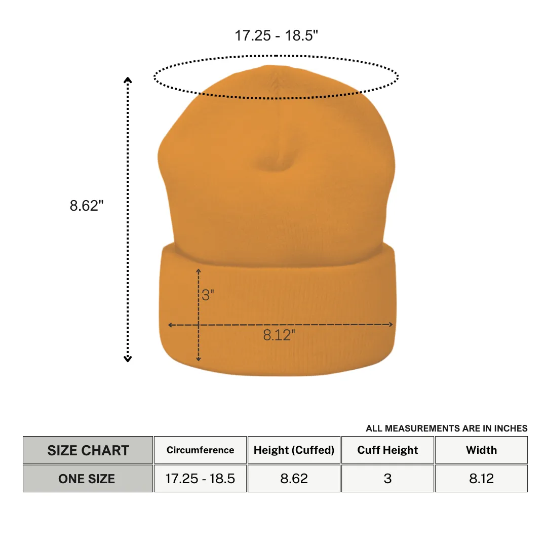 Elder Emo Embroidered Beanie