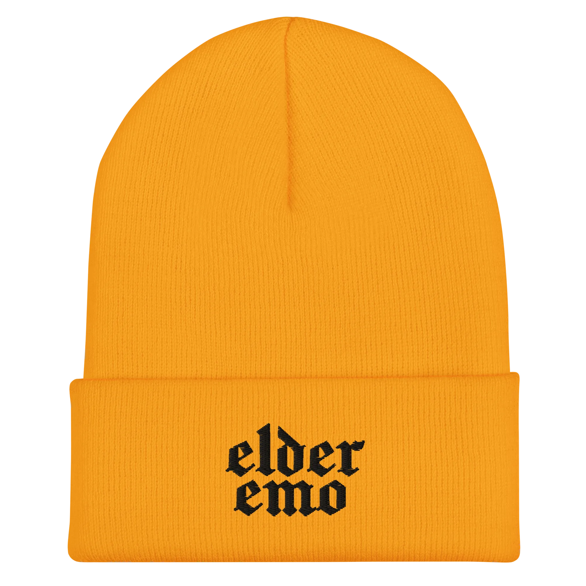 Elder Emo Embroidered Beanie