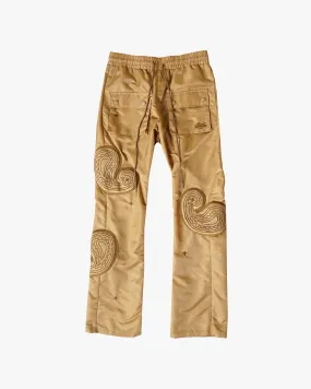 EPTM PUFFER PAISLEY PANTS-KHAKI