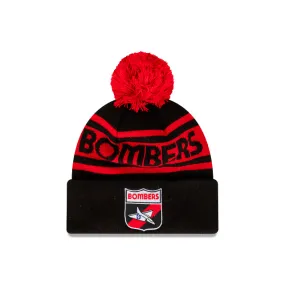 Essendon Bombers Retro Logo Beanie with Pom