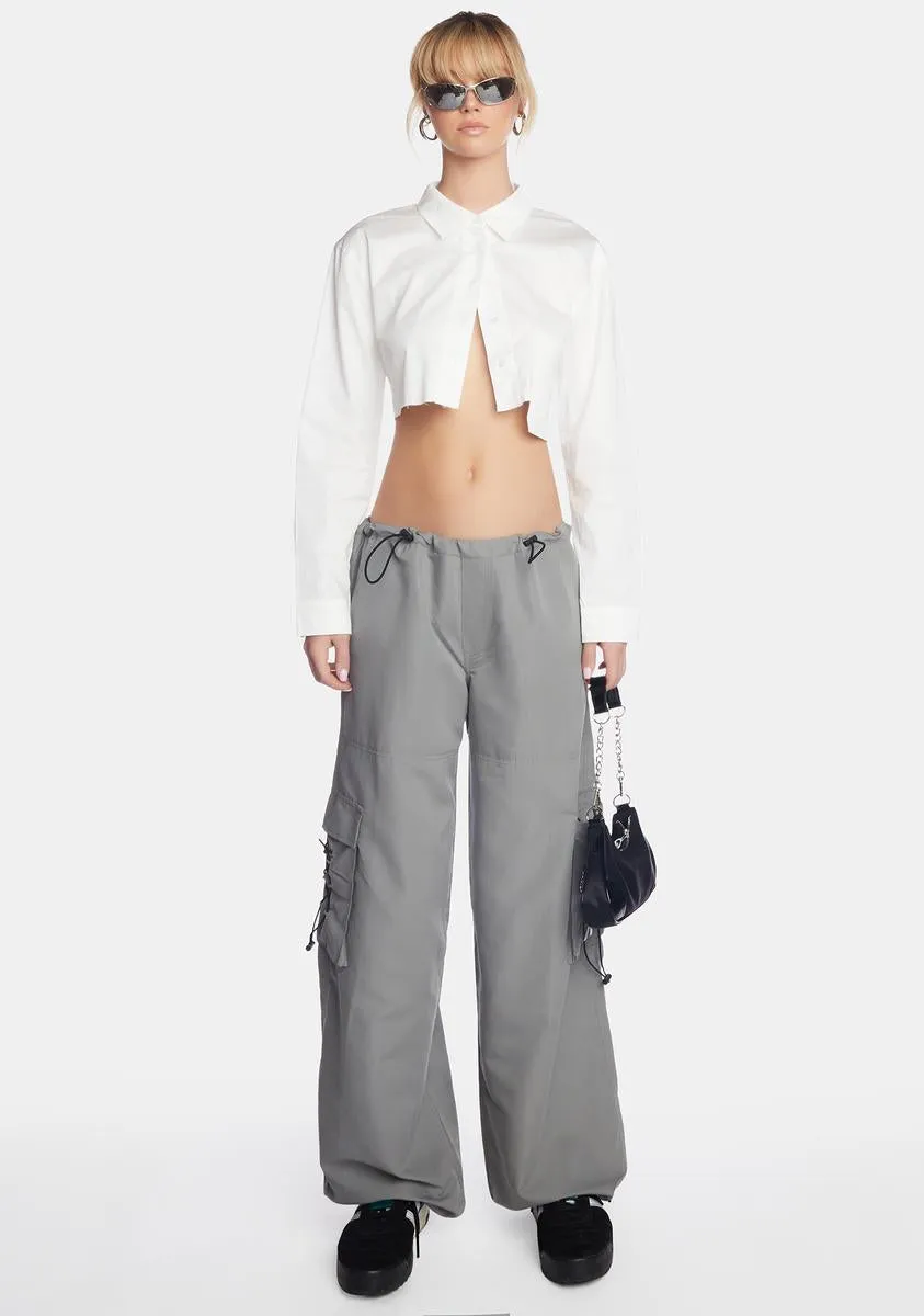 Fabio Wide Leg Cargo Trousers