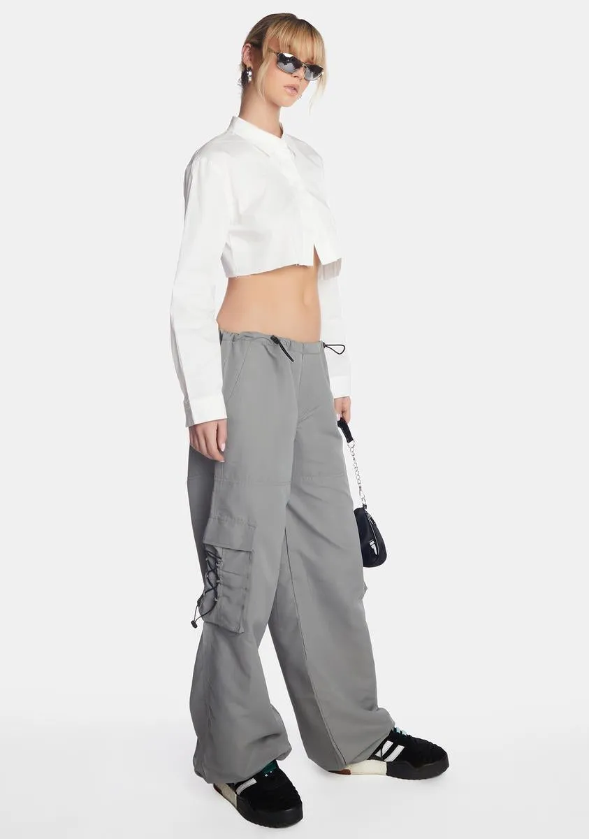 Fabio Wide Leg Cargo Trousers