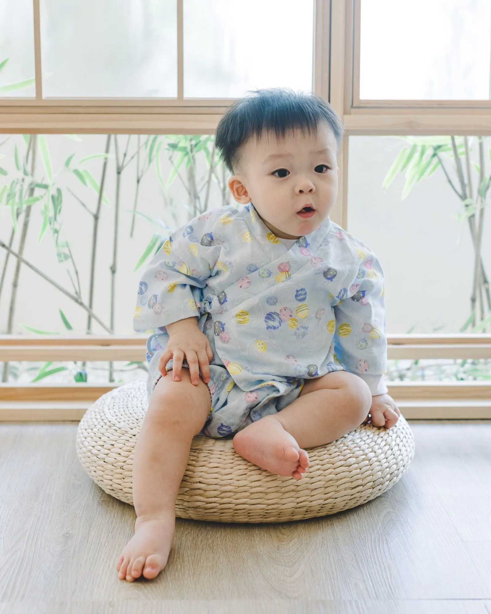 Festive Baby Kimono (Blue)