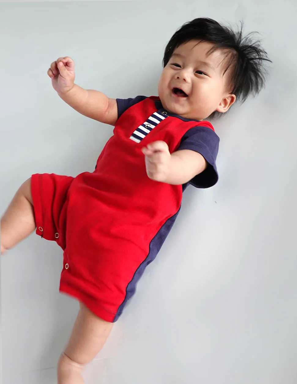 Fiesta Short Sleeves Baby Romper