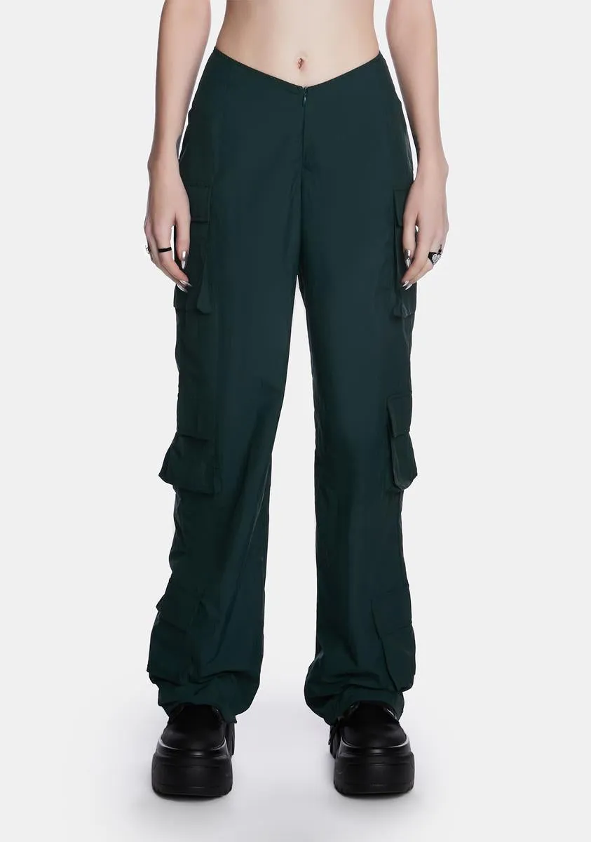 Forest Always On Demand Low-Rise Cargo Pants
