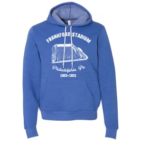 Frankford Stadium Pullover Hoodie | Frankford Stadium Heather True Royal Pullover Hoodie
