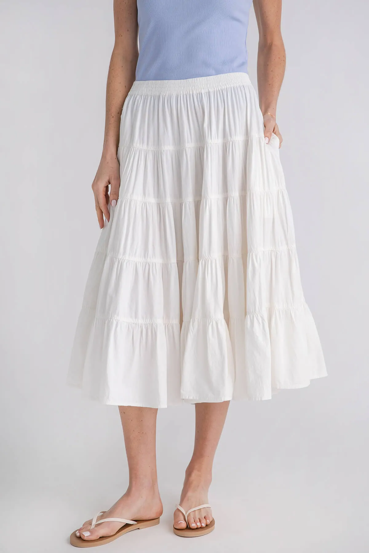 Free People Full Swing Midi Skirt