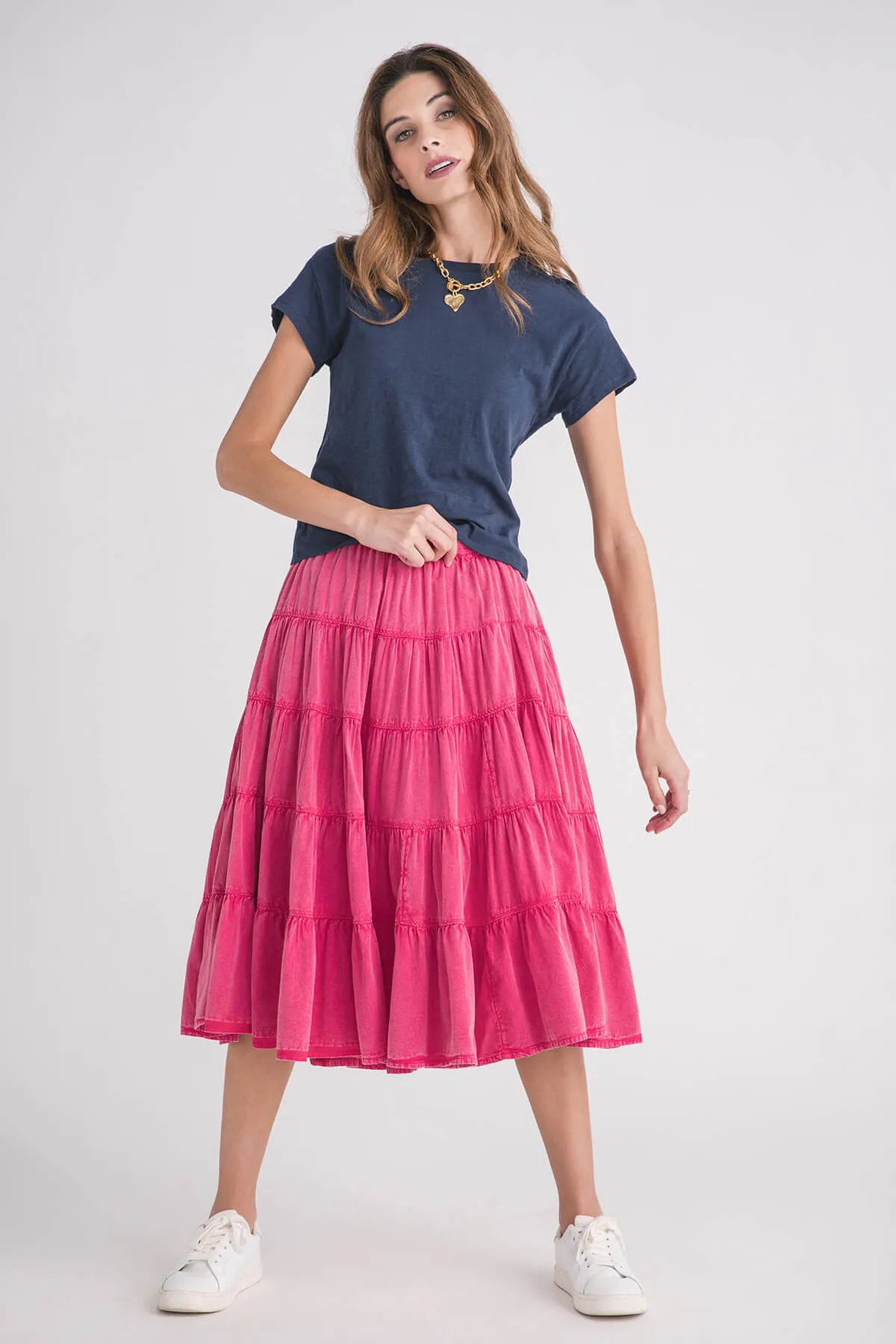 Free People Full Swing Midi Skirt