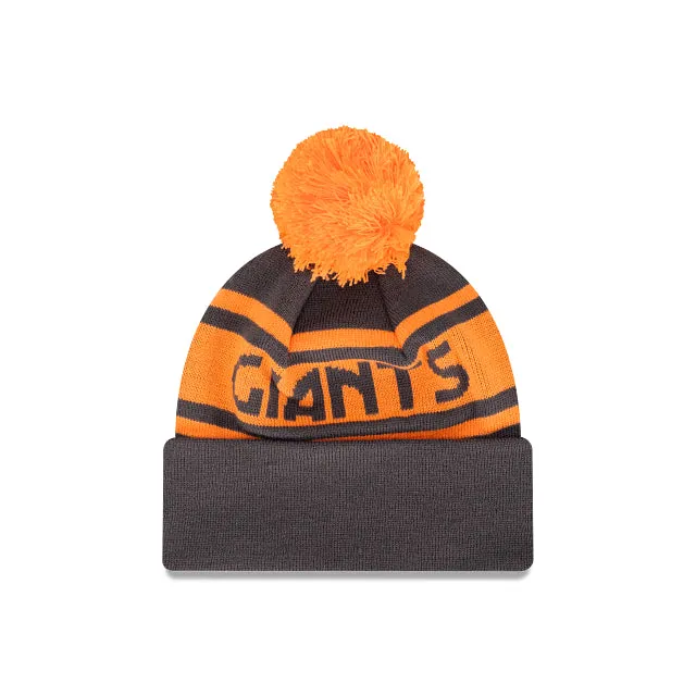 Greater Western Sydney Giants Retro Logo Beanie with Pom