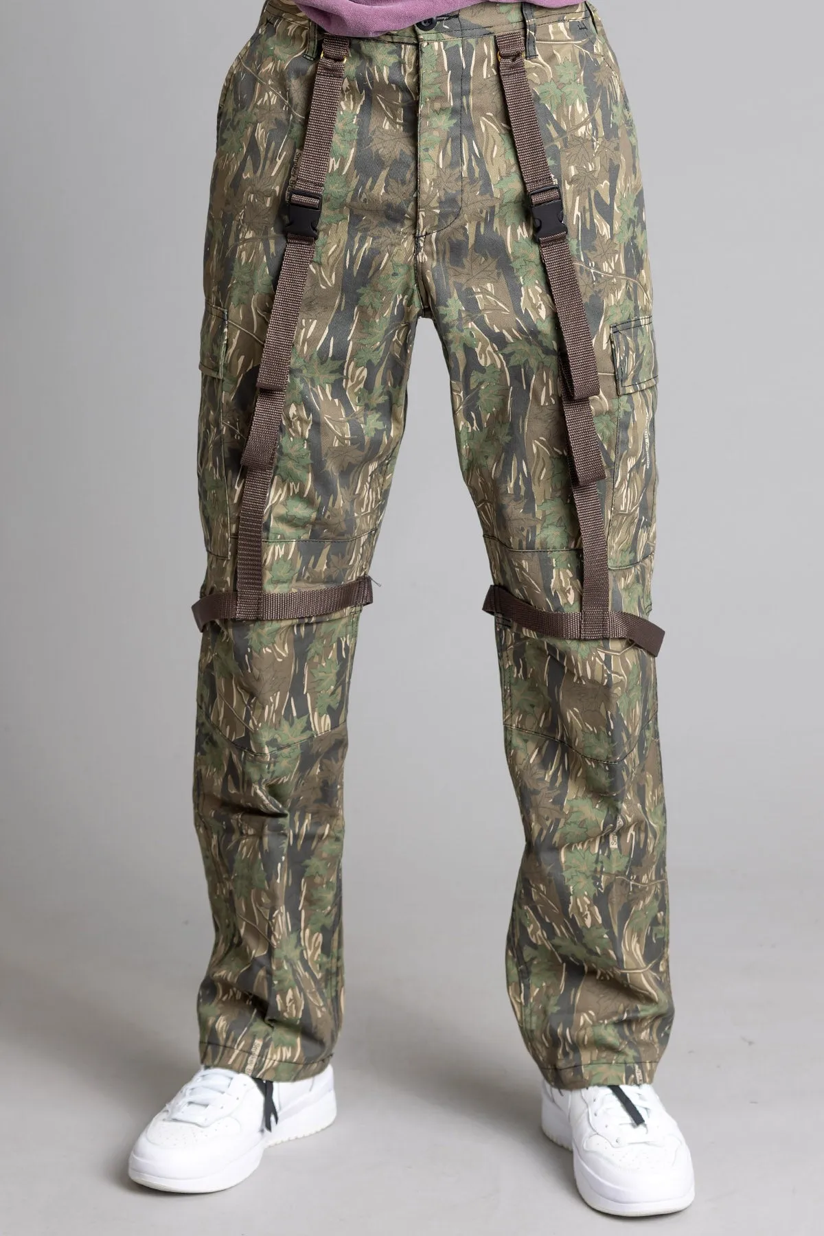 GUYS CHOCO STRAP CARGOS - HT CAMO