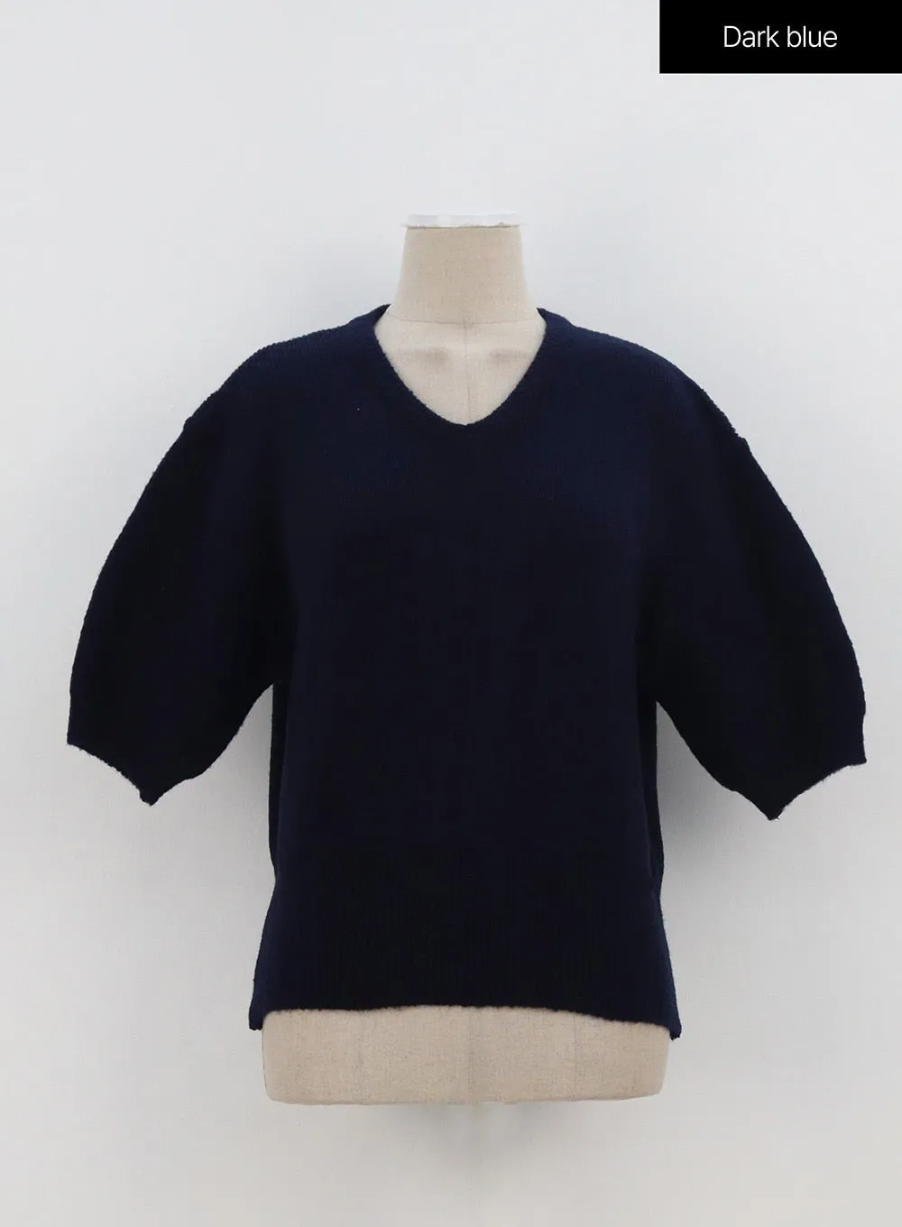 Half Sleeve V-Neck Sweater OA305